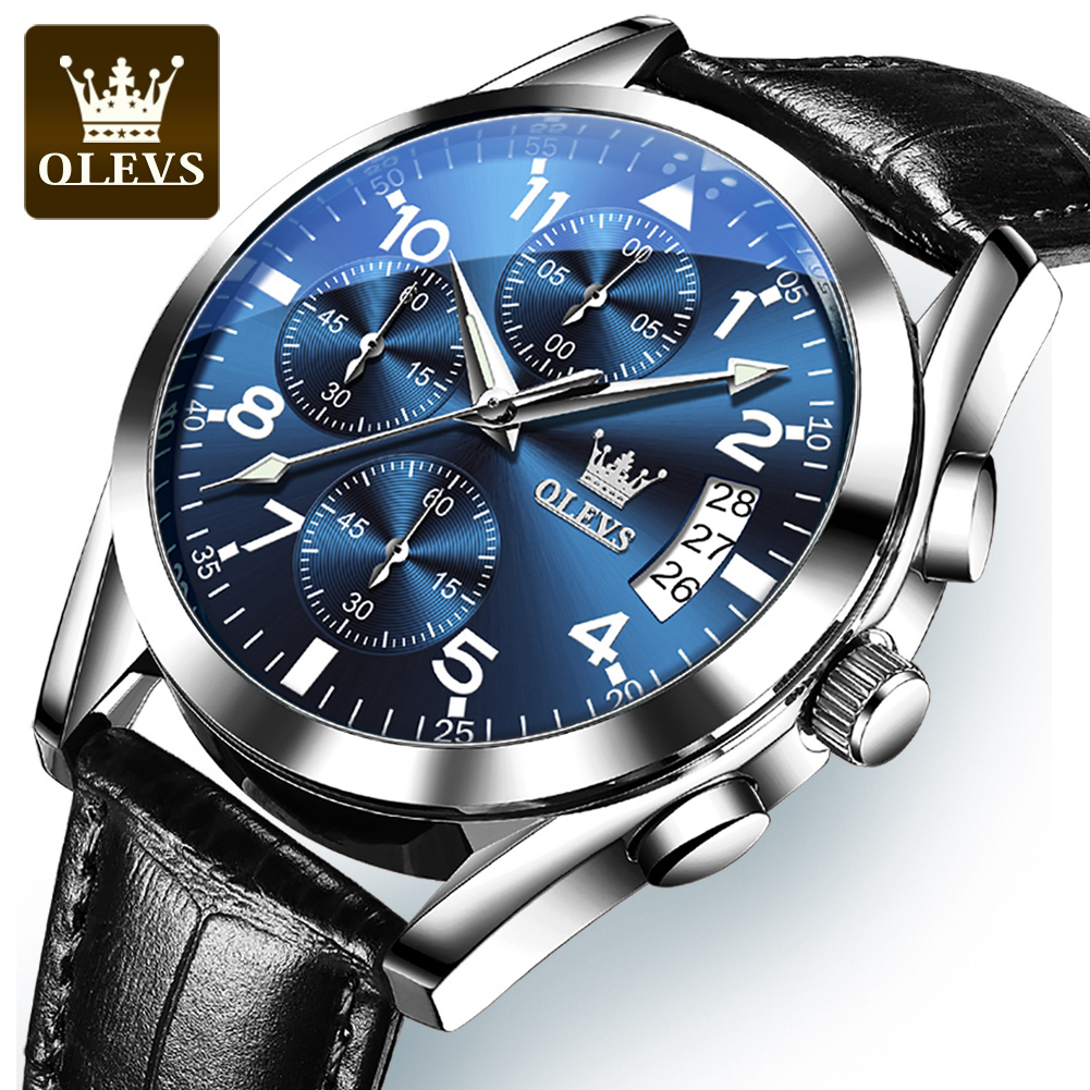 Luxury Watch Holder For Men - OLEVS 2878 고급 남성용 시계 방수