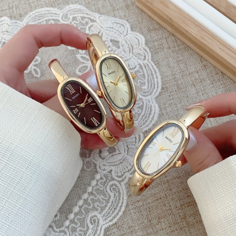 Luxury Watch Brand For Women - 탑 브랜드 여성용 타원형 로마숫자 다이얼