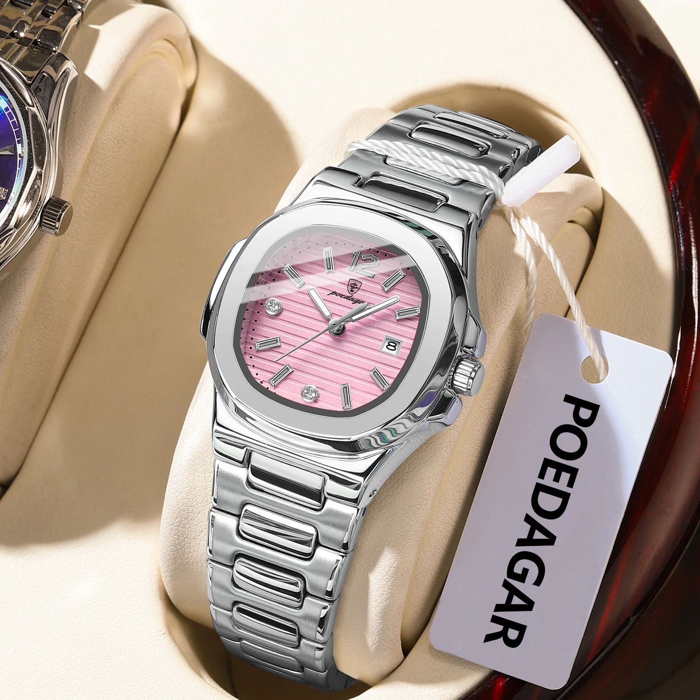 Luxury Watch For Sale - 포에다가 스퀘어 패션 여성 손목시계 야광