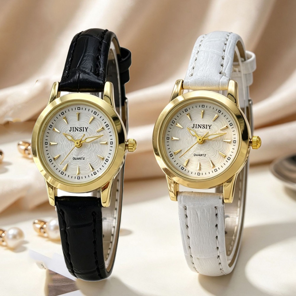 Luxury Watch Brand For Women - 패션 가죽 스트랩 쿼츠 시계 고급