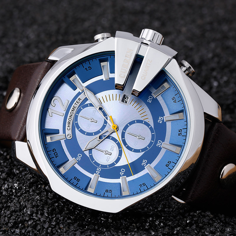 Luxury Watch Holder For Men - Curren Mens 시계 톱 브랜드 럭셔리
