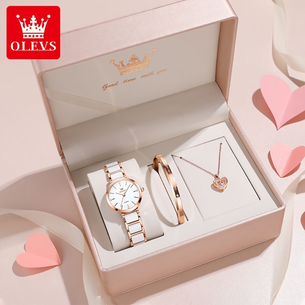 Luxury Watch & Jewellery - OLEVS 여성 시계 5877 고급스러운 우아한