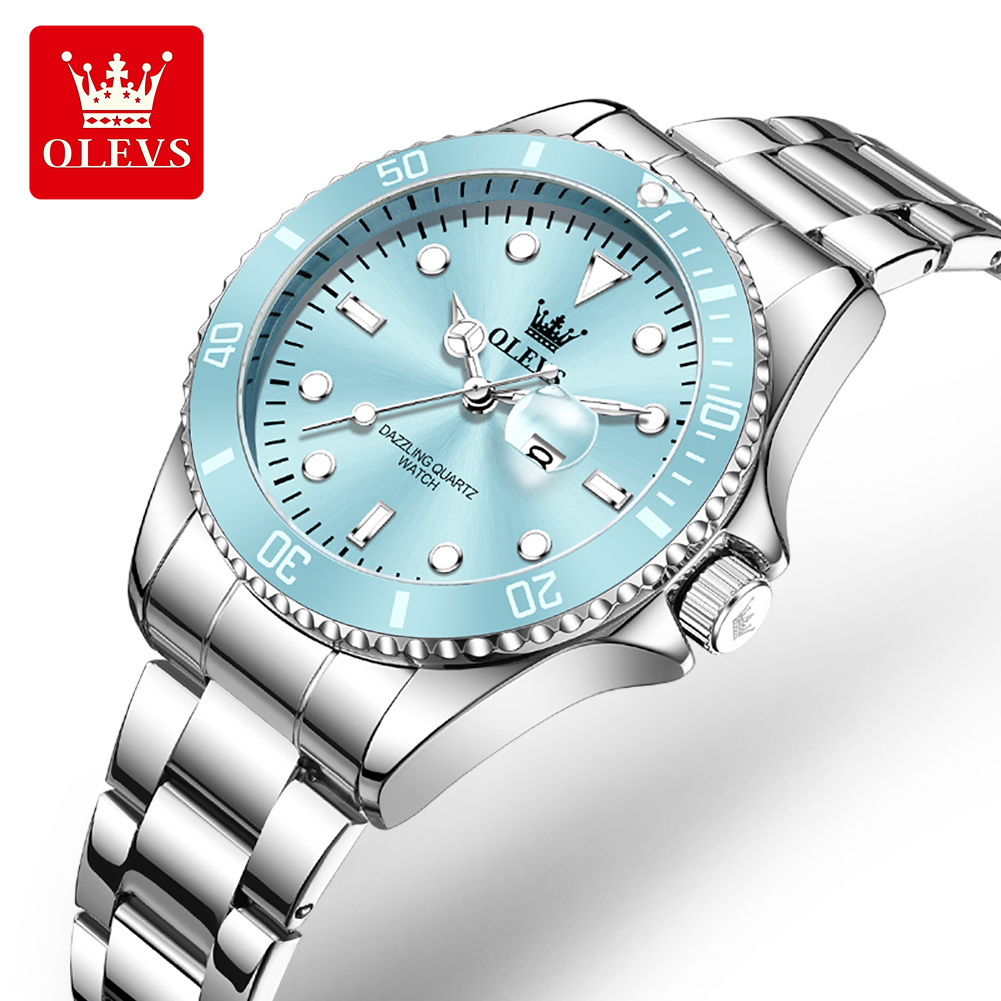 Luxury Watch For Sale - OLEVS 럭셔리 스테인레스 스틸 방수 쿼츠