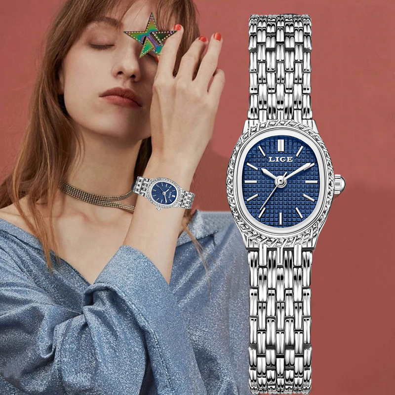 Luxury Watch & Jewellery - LIGE 패션 럭셔리 쿼츠 여성 시계