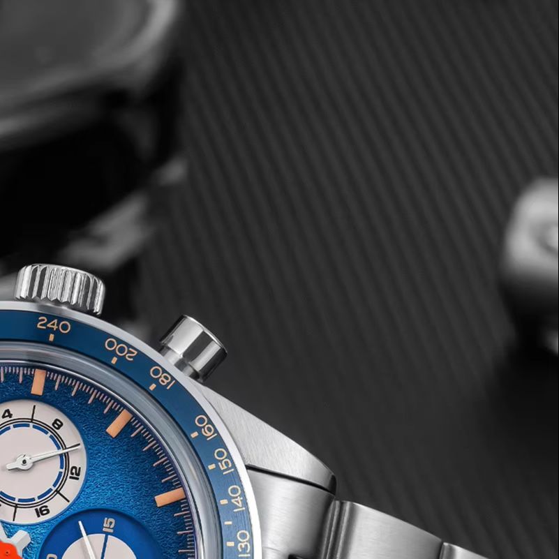 Luxury Watch Levels - ADDIESDIVE 고급 크로노그래프 시계, 10기압 방수,