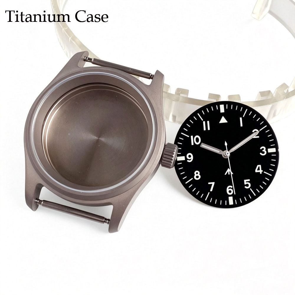 Automatic Pilot Watch - 20ATM 방수 기능, 36mm/39mm 크기의 티타늄/스테인리스