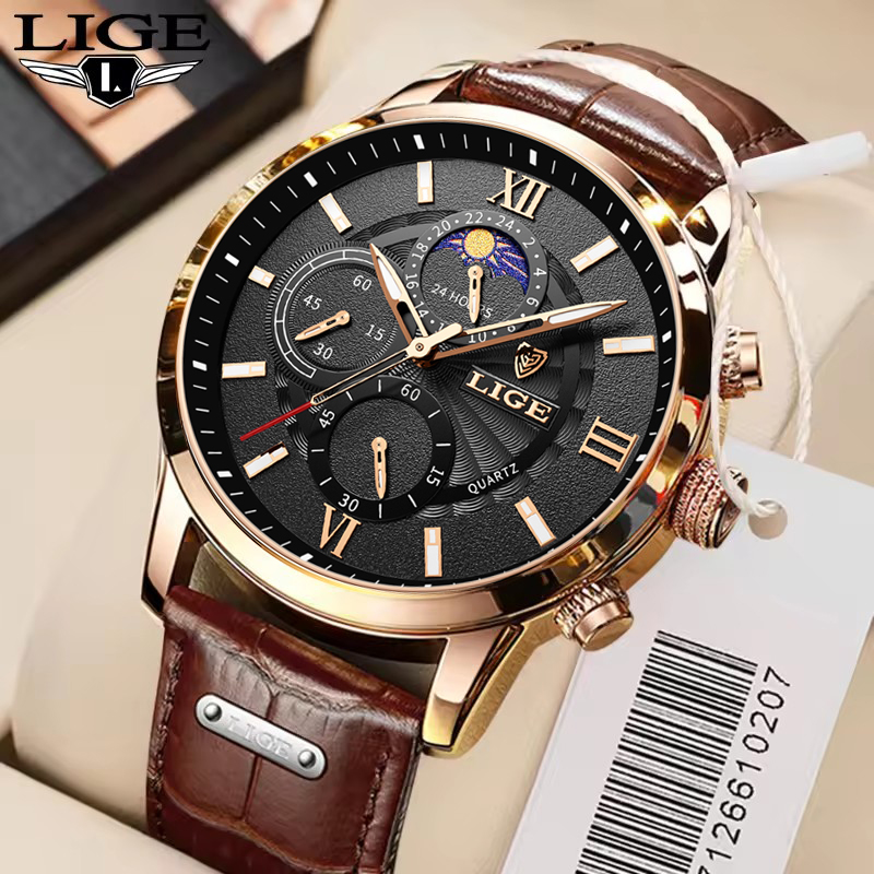 Luxury Watch Holder For Men - 남성용 시계 LIGE 남성용 최고 브랜드