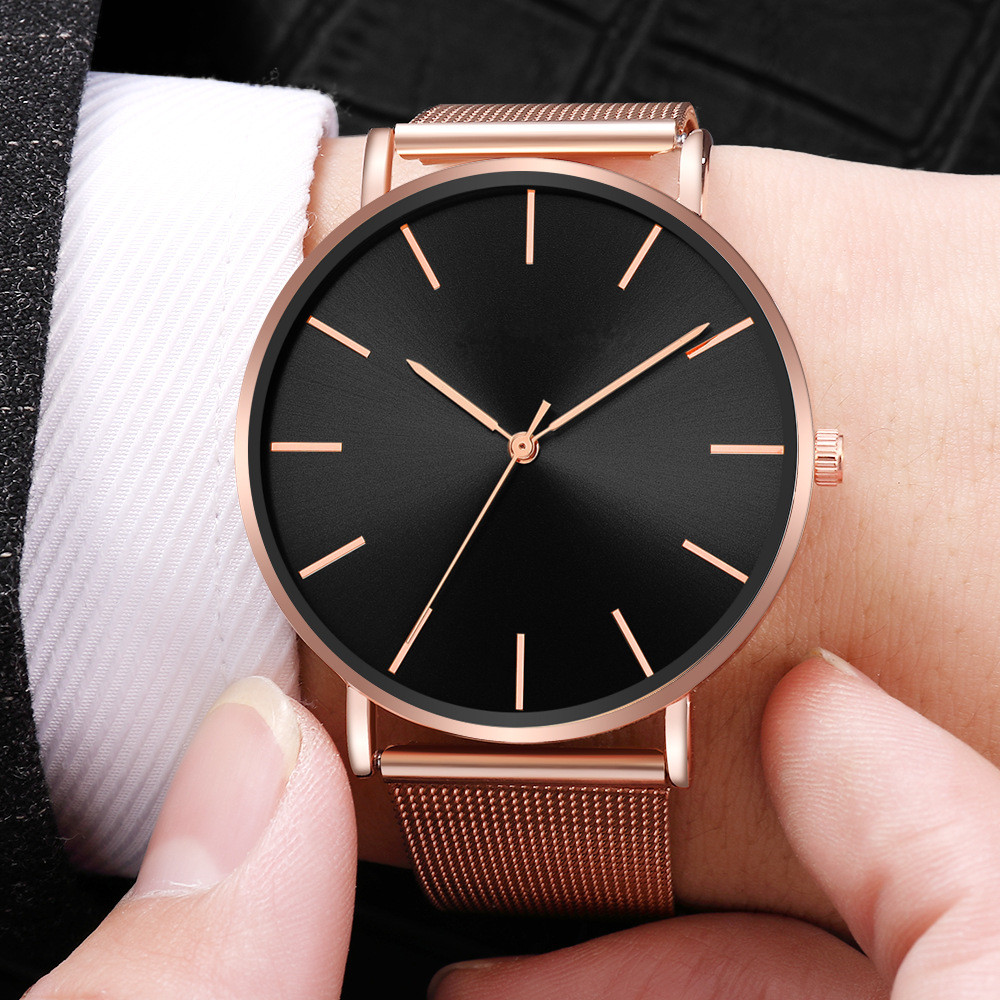 여성을위한 럭셔리 간단한 시계 스테인레스 스틸 메쉬 로 - Luxury Watch For Sale 리뷰 및 가격