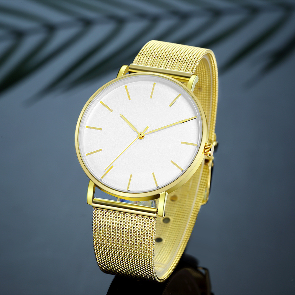 여성을위한 럭셔리 간단한 시계 스테인레스 스틸 메쉬 로 - Luxury Watch For Sale 리뷰 및 가격