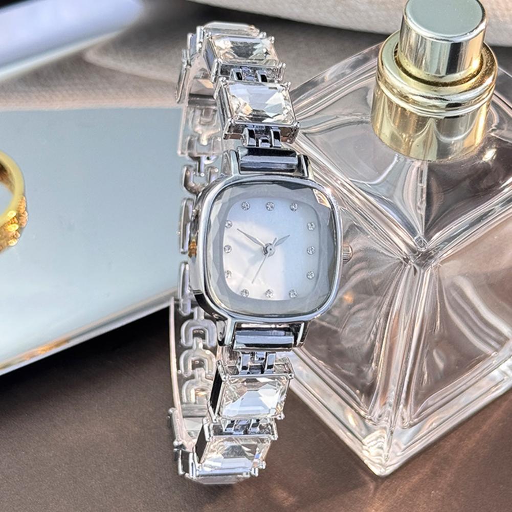 반짝이는 팔찌 시계 사각 다이얼 여성용 시계 사각 다이 - Luxury Watch For Sale 리뷰 및 가격