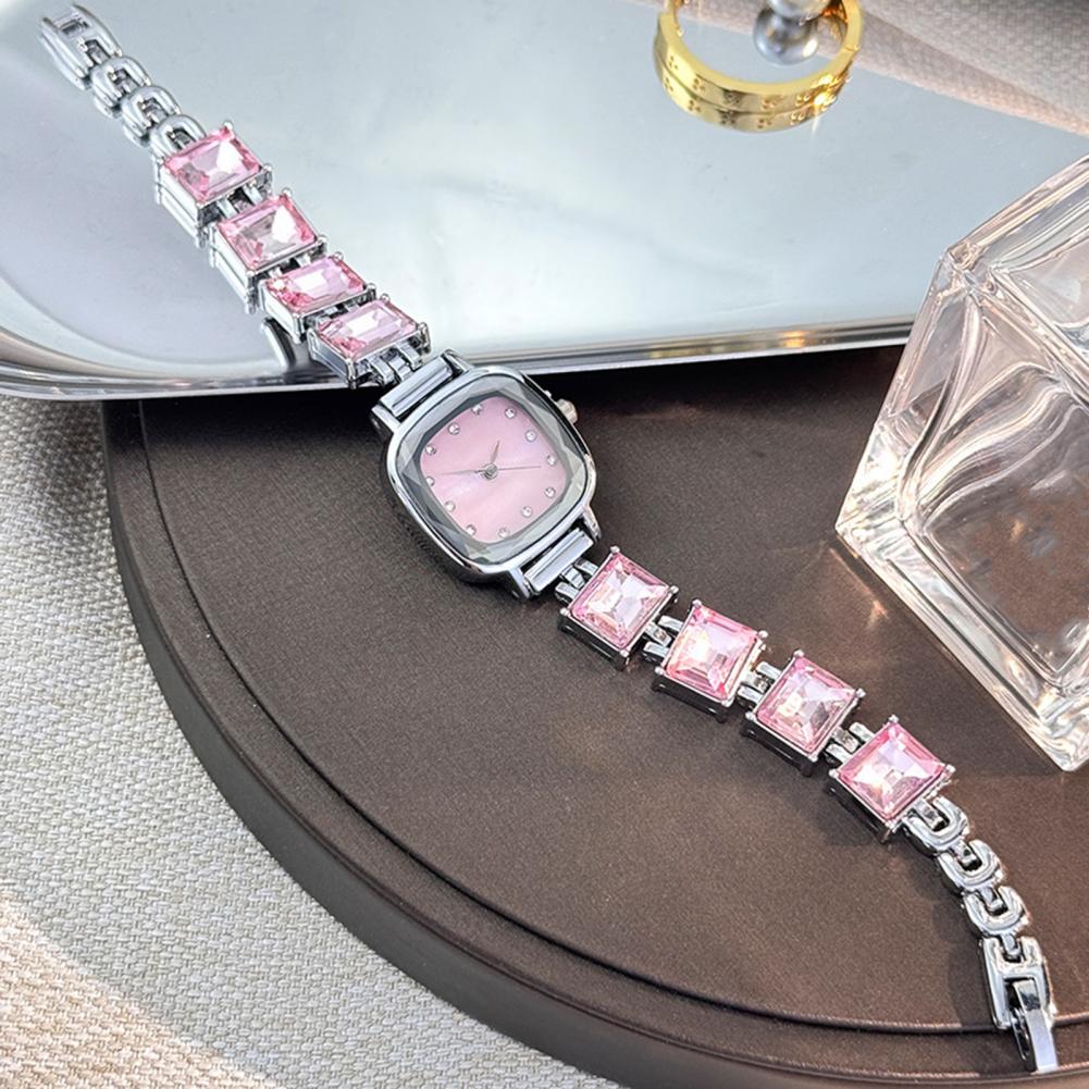 반짝이는 팔찌 시계 사각 다이얼 여성용 시계 사각 다이 - Luxury Watch For Sale 리뷰 및 가격