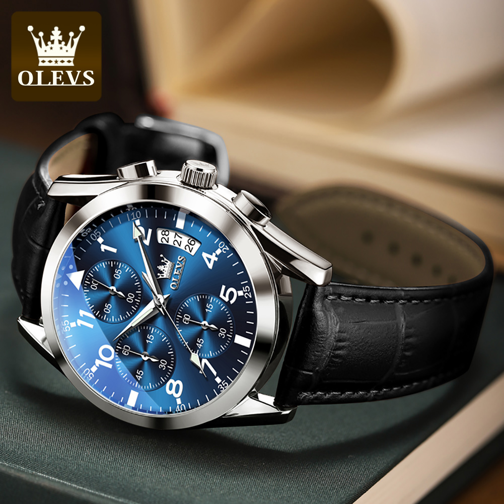 OLEVS 2878 고급 남성용 시계 방수 야광 쿼츠  - Luxury Watch Holder For Men 리뷰 및 가격