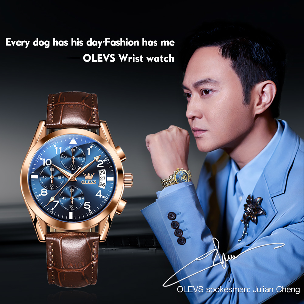 OLEVS 2878 고급 남성용 시계 방수 야광 쿼츠  - Luxury Watch Holder For Men 리뷰 및 가격