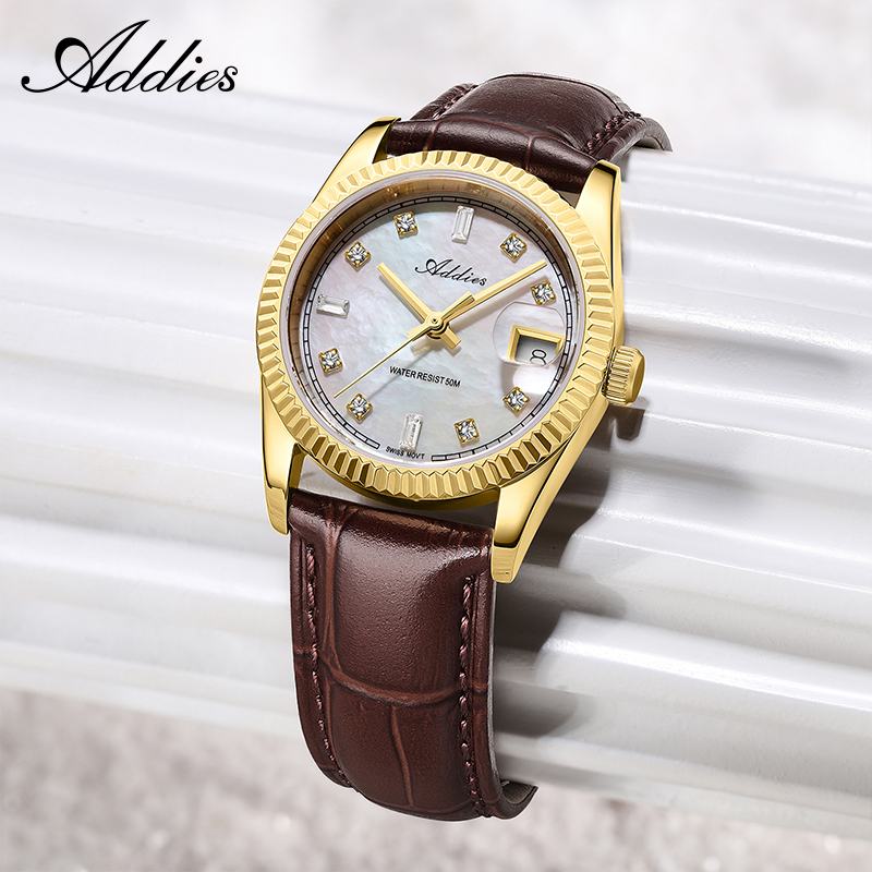 Addies 585 쿼츠 여성용 시계 28mm 고품질  - Luxury Watch & Jewellery 리뷰 및 가격