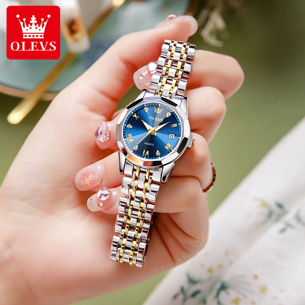 OLEVS 9931 오리지널 여성용 시계 고품질 솔리드 - Luxury Watch For Sale 리뷰 및 가격