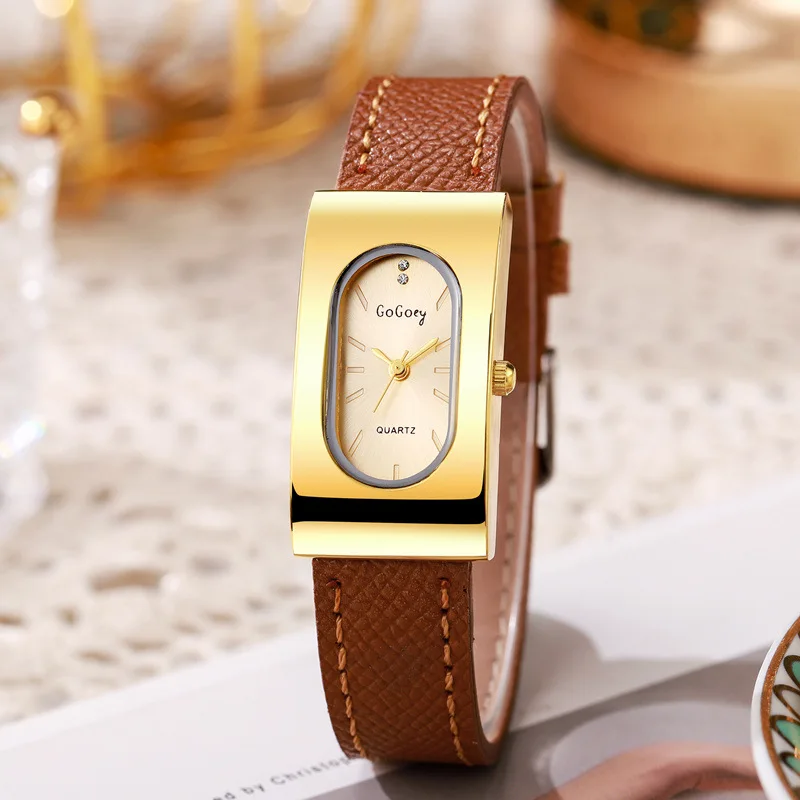럭셔리 숙녀 브랜드 여성 시계 패션 직사각형 다이얼 쿼 - Luxury Watch Brand For Women 리뷰 및 가격
