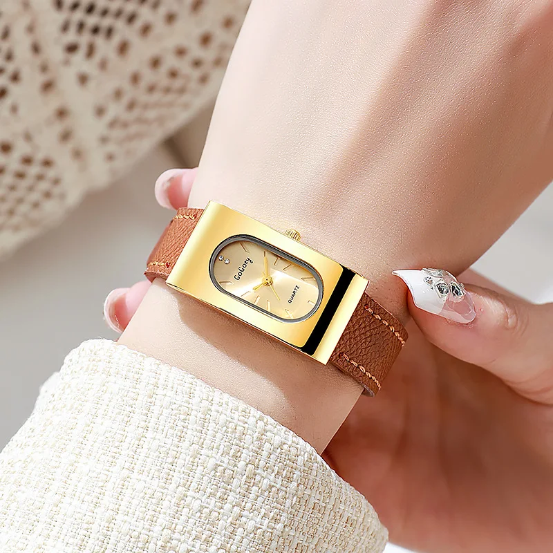 럭셔리 숙녀 브랜드 여성 시계 패션 직사각형 다이얼 쿼 - Luxury Watch Brand For Women 리뷰 및 가격
