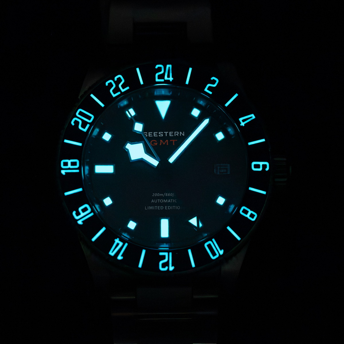 SEESTERN 다이버 맨 시계 티타늄 자동 GMT 기 - Automatic Pilot Watch 리뷰 및 가격