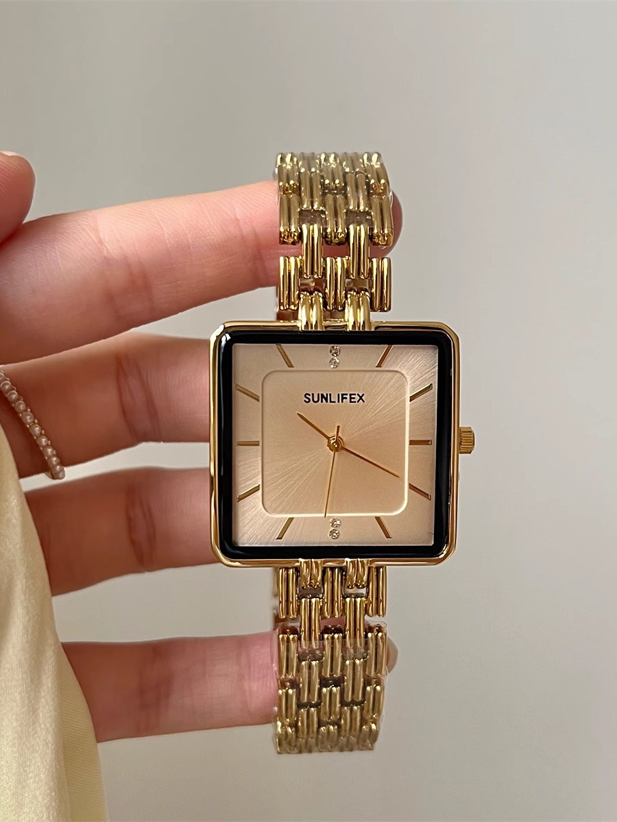 레트로 홍콩 스타일 대형 다이얼 고급 여성용 시계, 라 - Luxury Watch In Hong Kong 리뷰 및 가격
