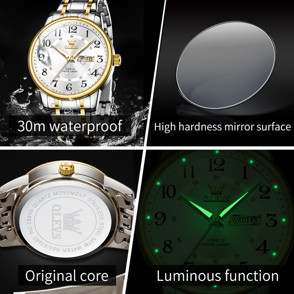 OLEVS 캐주얼 패션 남성용 시계 아라비아 숫자 스케 - Luxury Watch With Bracelet 리뷰 및 가격