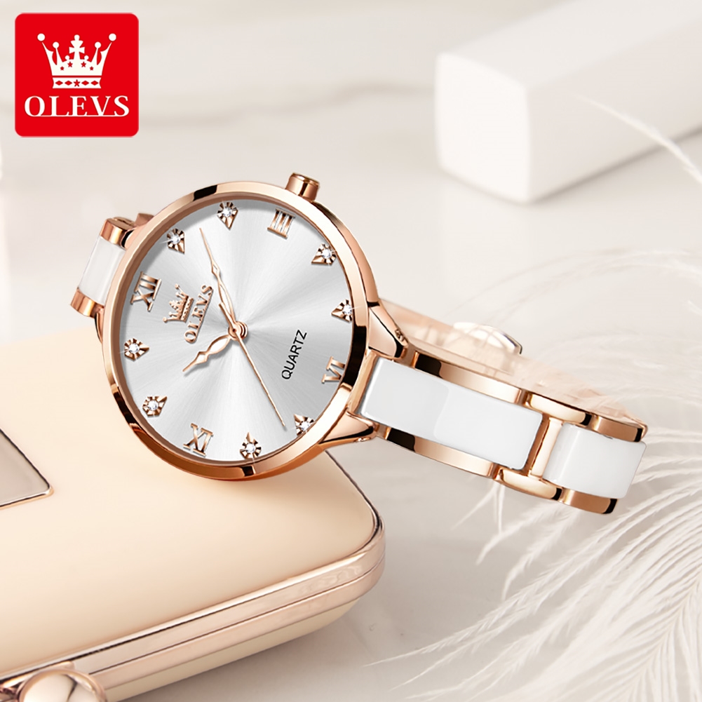 OLEVS 5872 여성용 쿼츠 손목시계 방수 시계 여 - Luxury Watch Logo 리뷰 및 가격