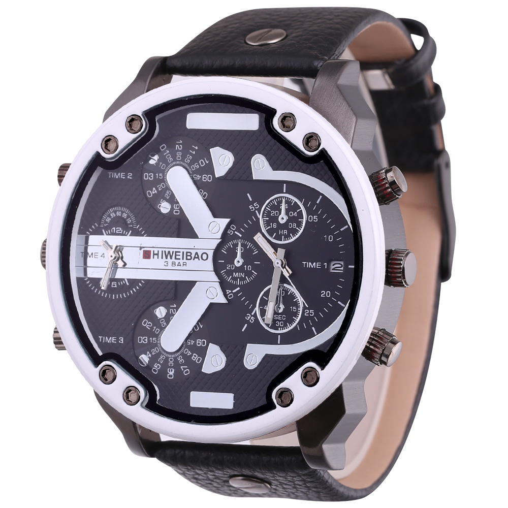 남성용 시계 2018 럭셔리 브랜드 가죽 스트랩 쿼츠  - Luxury Watch Holder For Men 리뷰 및 가격