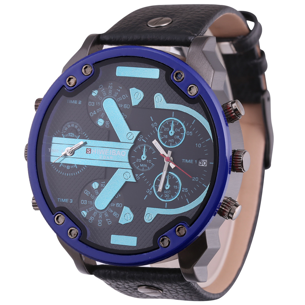 남성용 시계 2018 럭셔리 브랜드 가죽 스트랩 쿼츠  - Luxury Watch Holder For Men 리뷰 및 가격