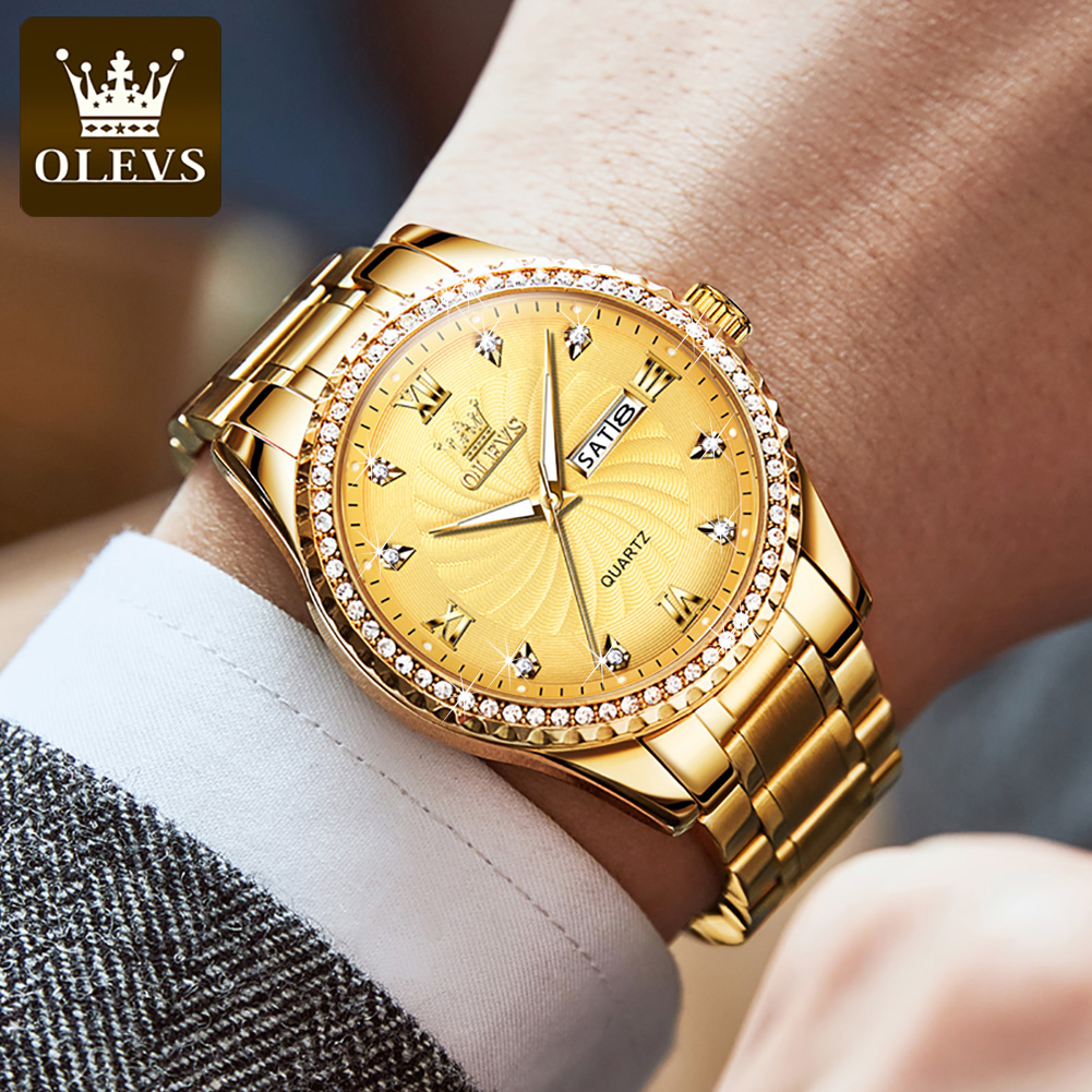 OLEVS 5565 남성용 럭셔리 브랜드 쿼츠 시계 방 - Luxury Watch Exhibition 리뷰 및 가격