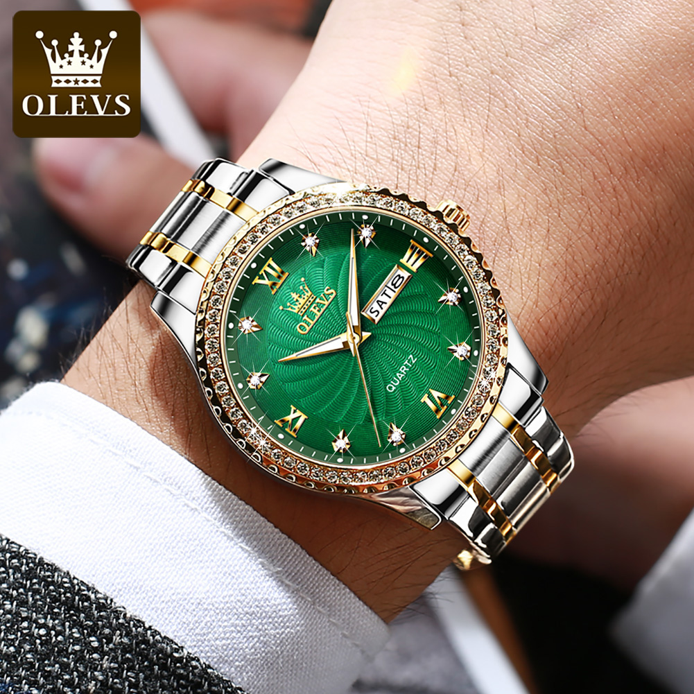 OLEVS 5565 남성용 럭셔리 브랜드 쿼츠 시계 방 - Luxury Watch Exhibition 리뷰 및 가격