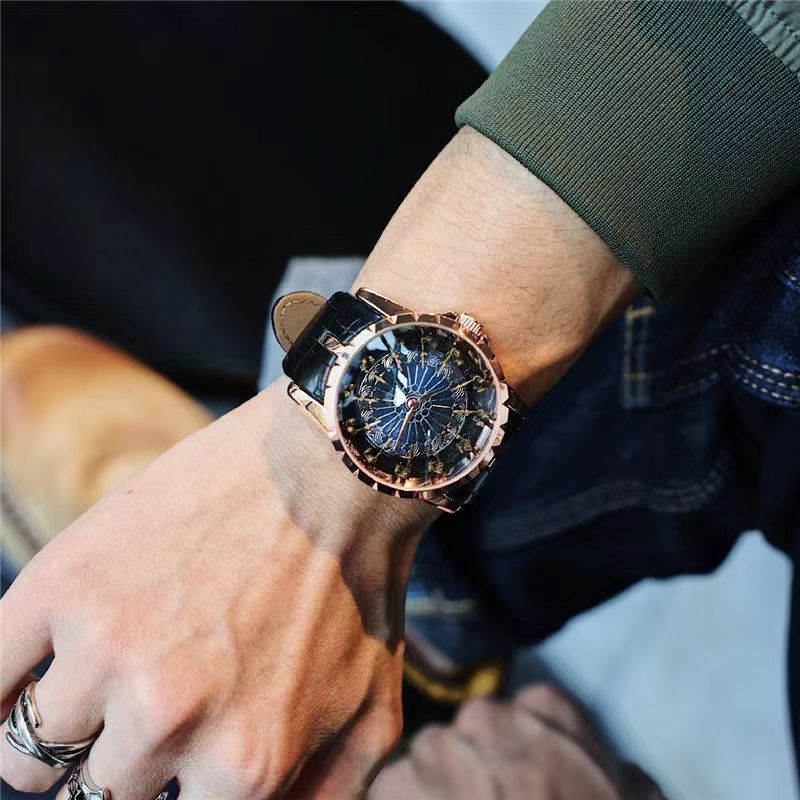 럭셔리 남성용 웜홀 컨셉 시계, 라운드 테이블 12기사 - Table Watch Luxury 리뷰 및 가격