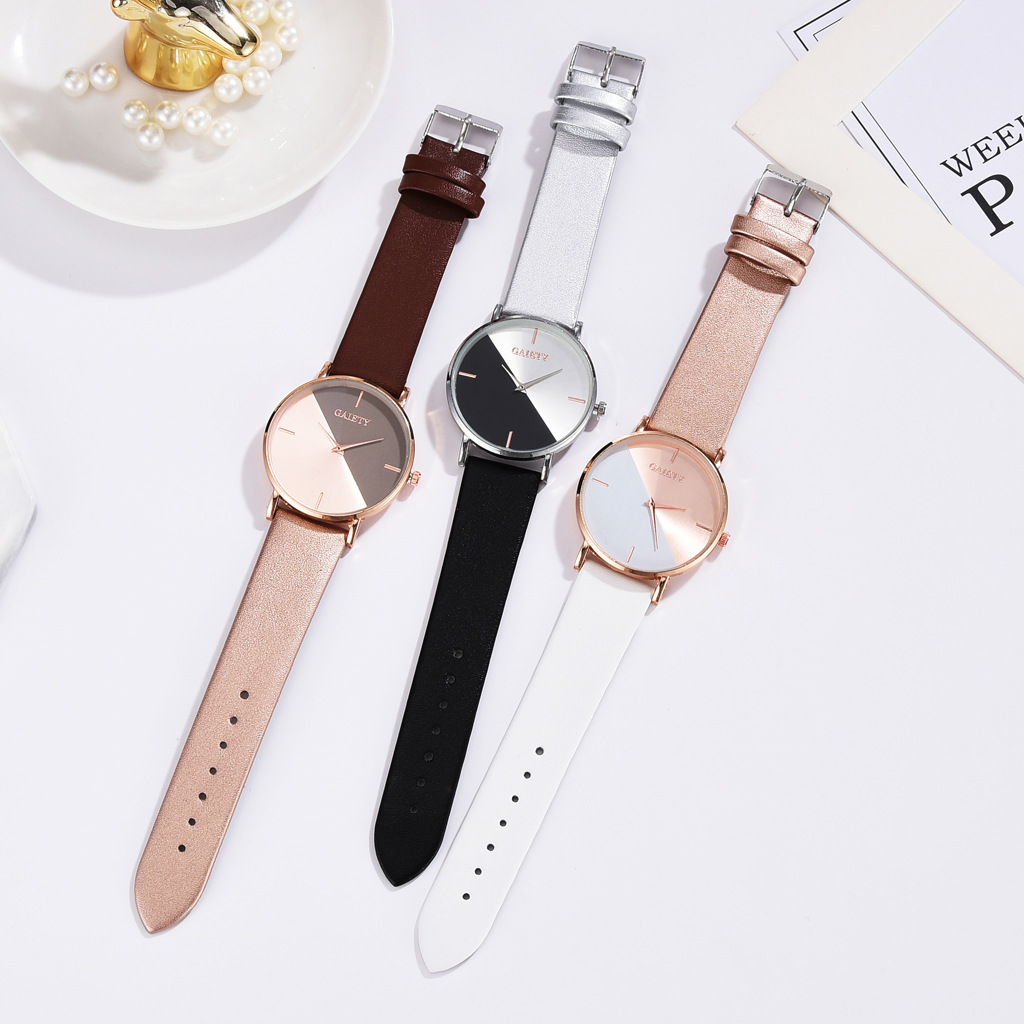 여성용 로즈 골드 가죽 시계, 럭셔리 디자인, 우아한  - Luxury Watch For Sale 리뷰 및 가격