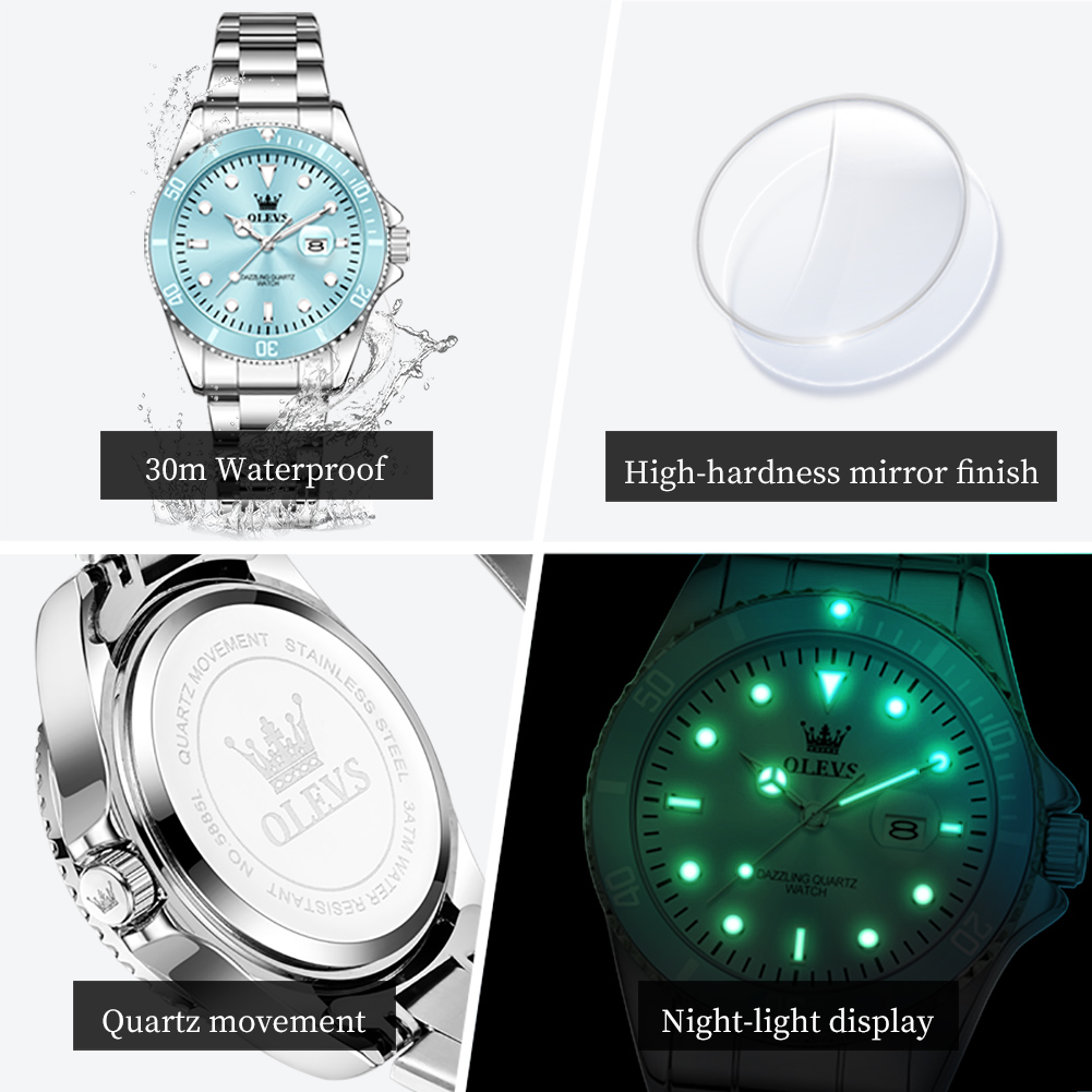 OLEVS 럭셔리 스테인레스 스틸 방수 쿼츠 시계 여성 - Luxury Watch For Sale 리뷰 및 가격