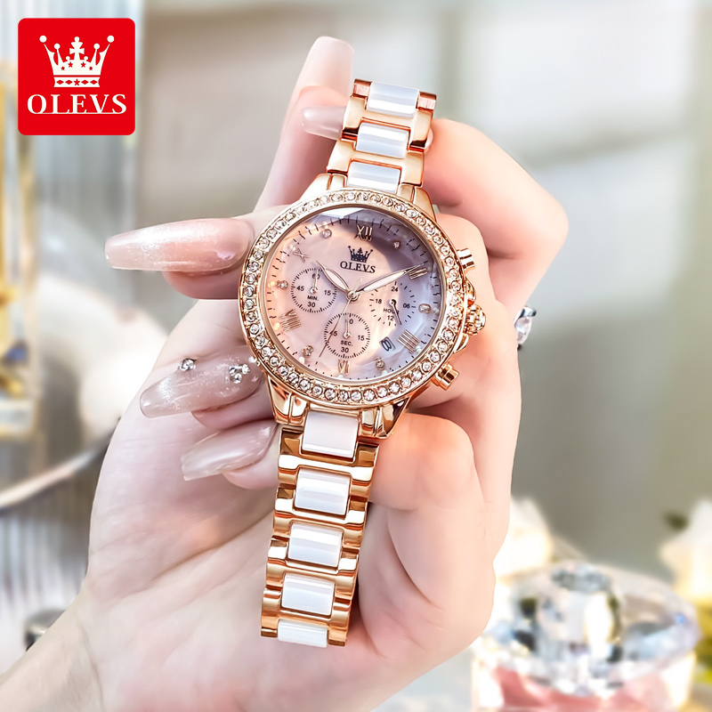 OLEVS 9999 여성 시계 브랜드 오리지널 우아한  - Luxury Watch Brand For Women 리뷰 및 가격
