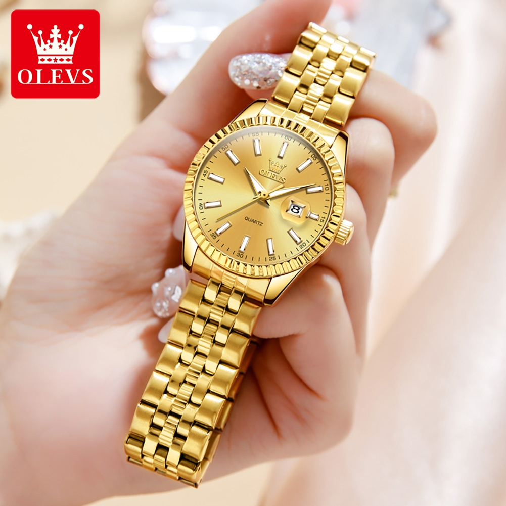 OLEVS 5593 여성용 쿼츠 시계, 방수 야광 체중 - Luxury Watch Brand For Women 리뷰 및 가격