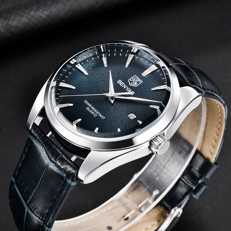 베냐르 5163 최고급 명품 밀리터리 손목시계 가죽 쿼 - Luxury Watch Holder For Men 리뷰 및 가격