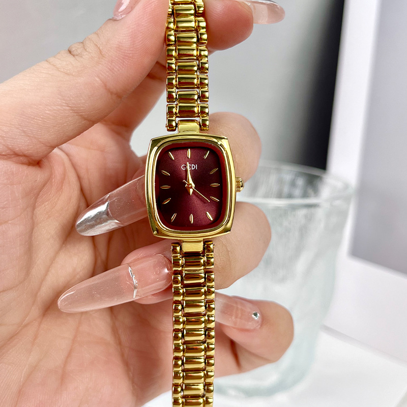 브랜드 라이트 럭셔리 시계 여성 레트로 TV 시계 Be - Luxury Watch Brand For Women 리뷰 및 가격
