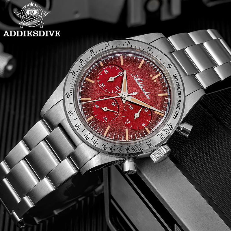 ADDIESDIVE AD2552 크로노그래프 버블 미러 - Luxury Watch Levels 리뷰 및 가격