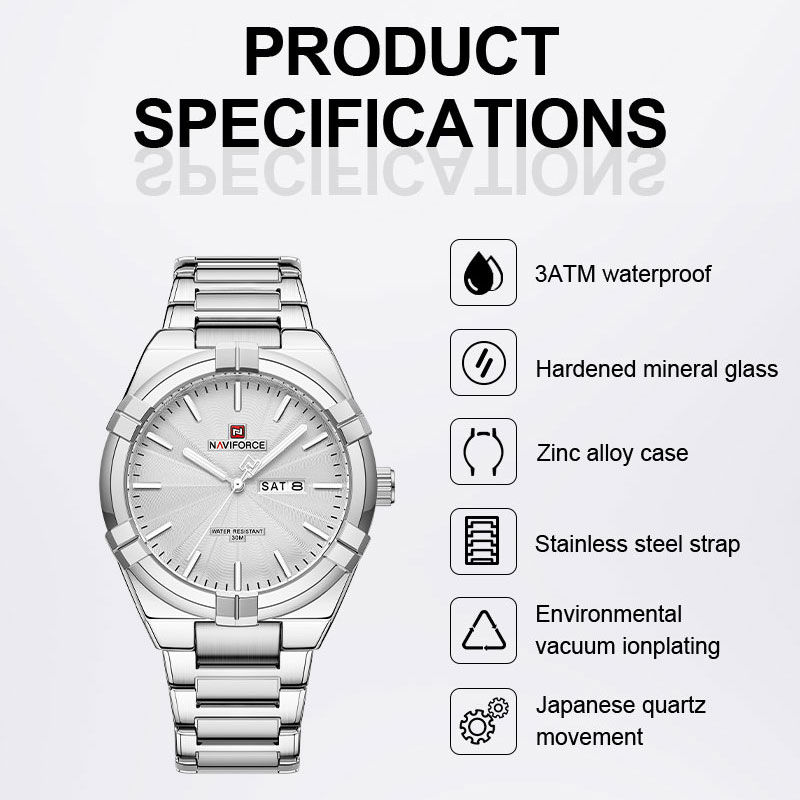탑 브랜드 NAVIFORCE 남성용 시계 쿼츠 손목시계 - Luxury Watch Exhibition 리뷰 및 가격