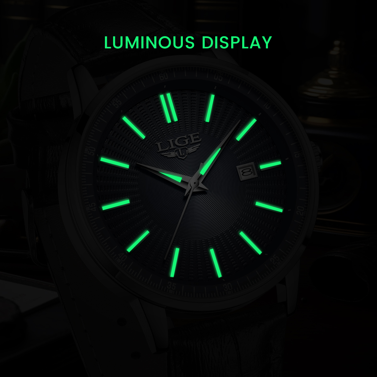 LIGE 최고급 브랜드 남성용 시계 비즈니스 가죽 쿼츠 - Luxury Watch Exhibition 리뷰 및 가격