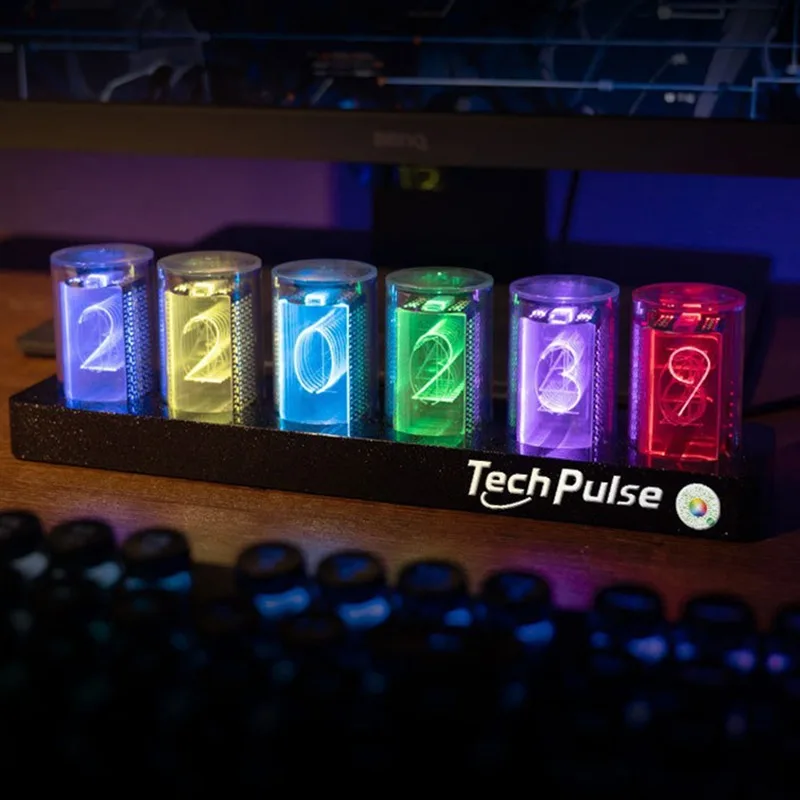 닉시 튜브 테이블 시계 LED 디지털 탁상 시계 미적  - Table Watch Luxury 리뷰 및 가격