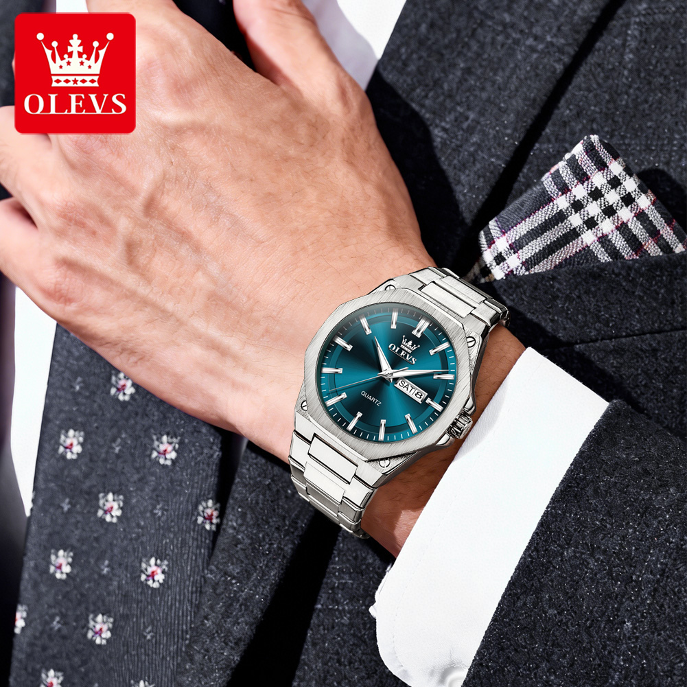 OLEVS 3733 남성용 쿼츠 시계 야광 기능 30m - Luxury Watch Holder For Men 리뷰 및 가격
