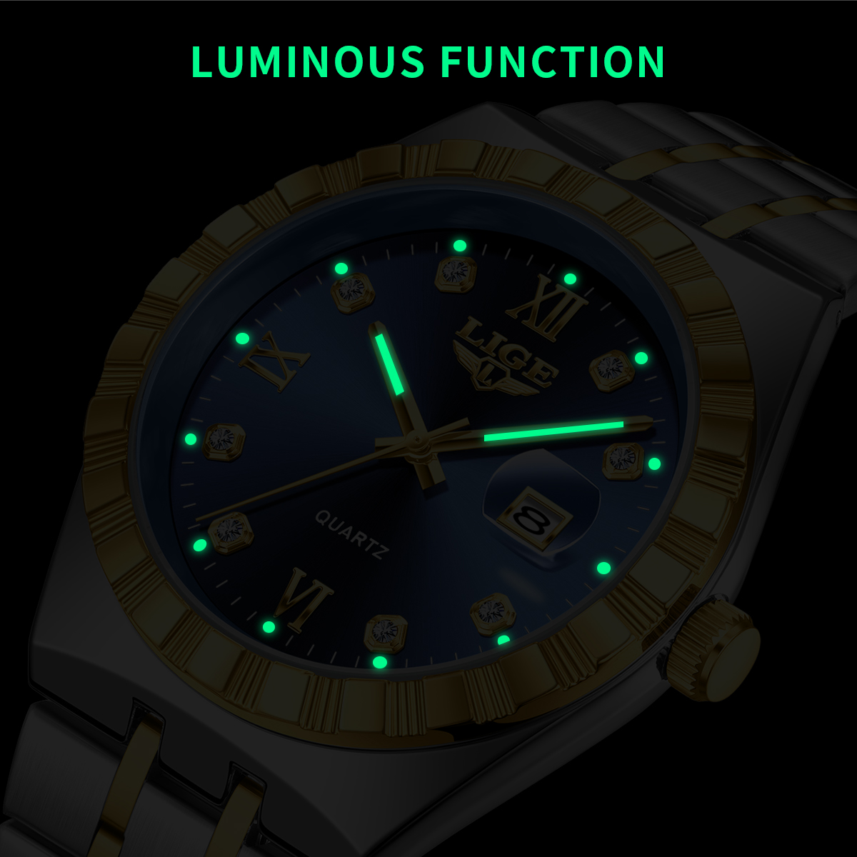 LIGE 비즈니스 남성용 시계 탑 브랜드 명품 캐주얼  - Luxury Watch For Sale 리뷰 및 가격