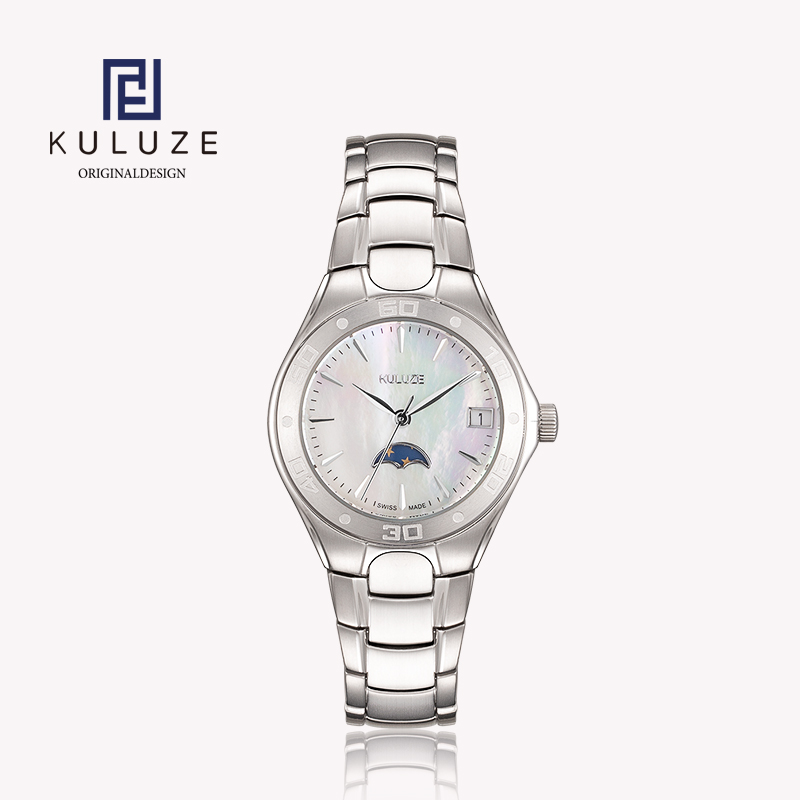 KULUZE 여성용 티타늄 레이디 시계, 스위스 론다  - Luxury Watch Brand For Women 리뷰 및 가격