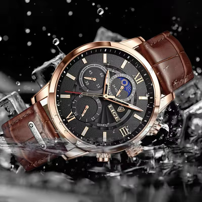 남성용 시계 LIGE 남성용 최고 브랜드 럭셔리 남성용 - Luxury Watch Holder For Men 리뷰 및 가격
